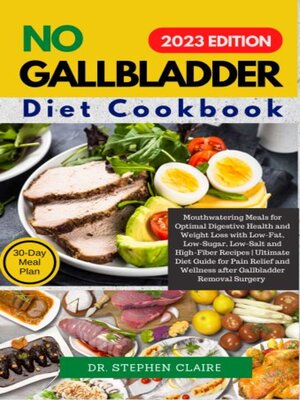 cover image of No Gallbladder diet cookbook